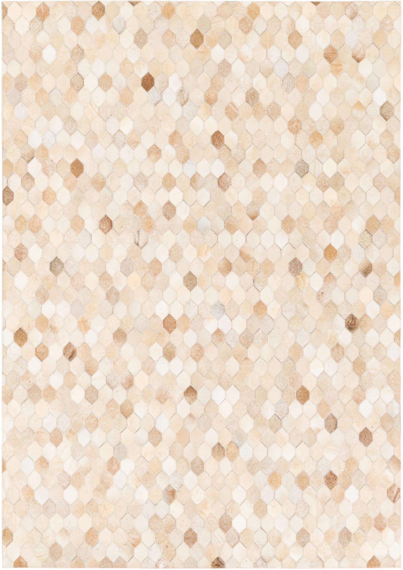 4' 8 x 6' 8 Cowhide Stocks Rug