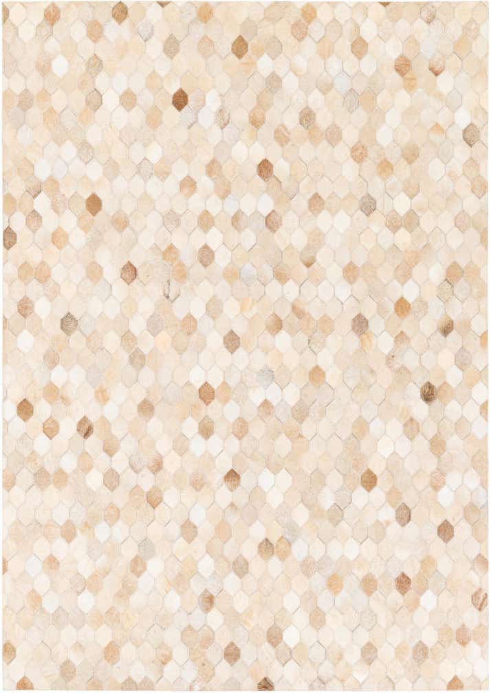 4' 8 x 6' 8 Cowhide Stocks Rug