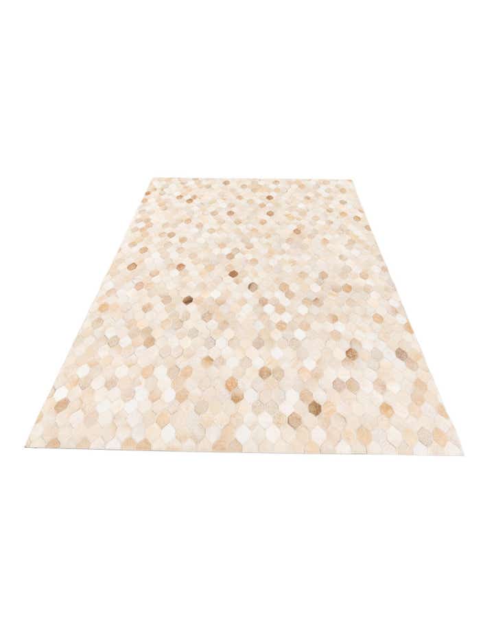 4' 8 x 6' 7 Cowhide Stocks Rug