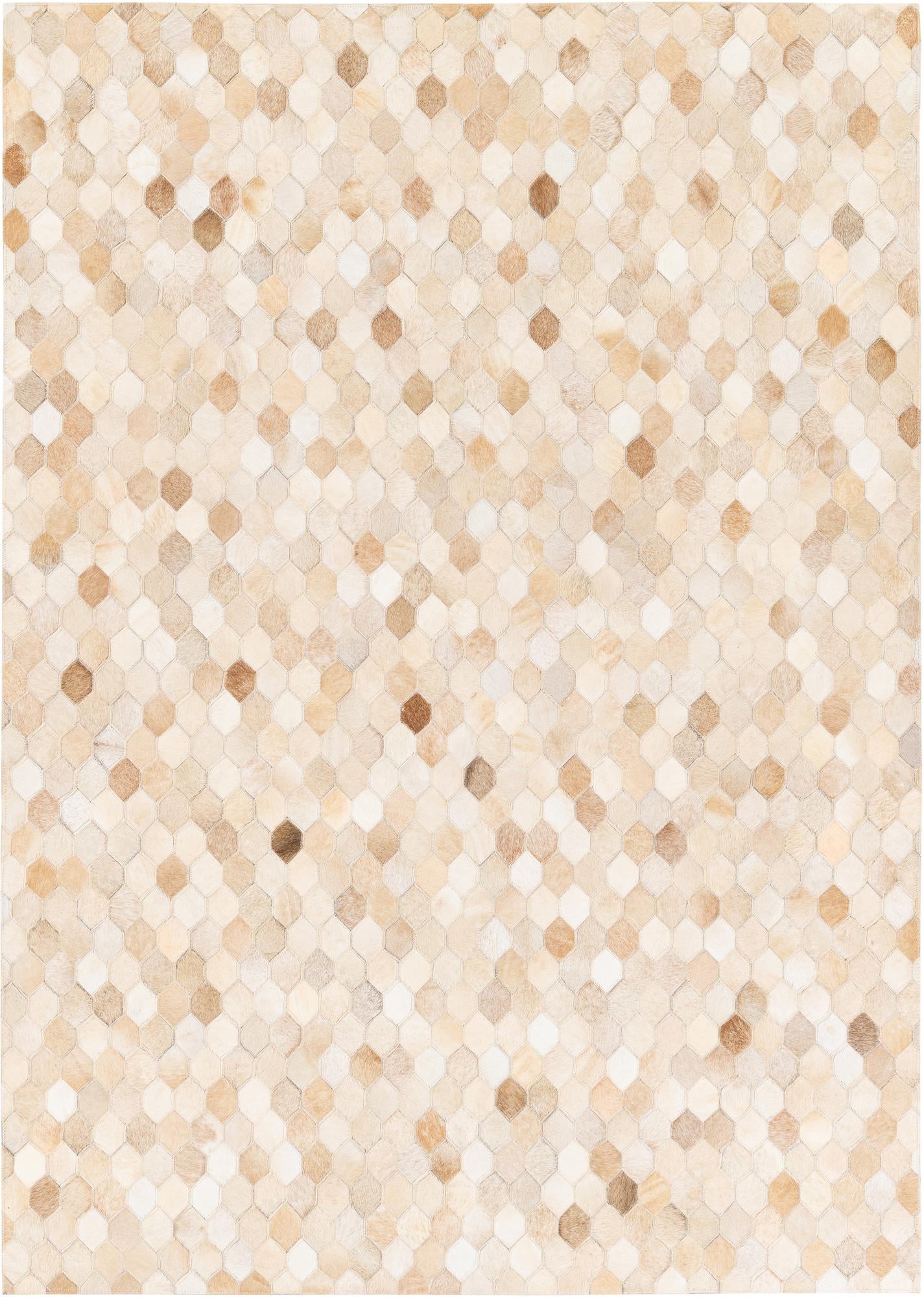 4' 8 x 6' 7 Cowhide Stocks Rug