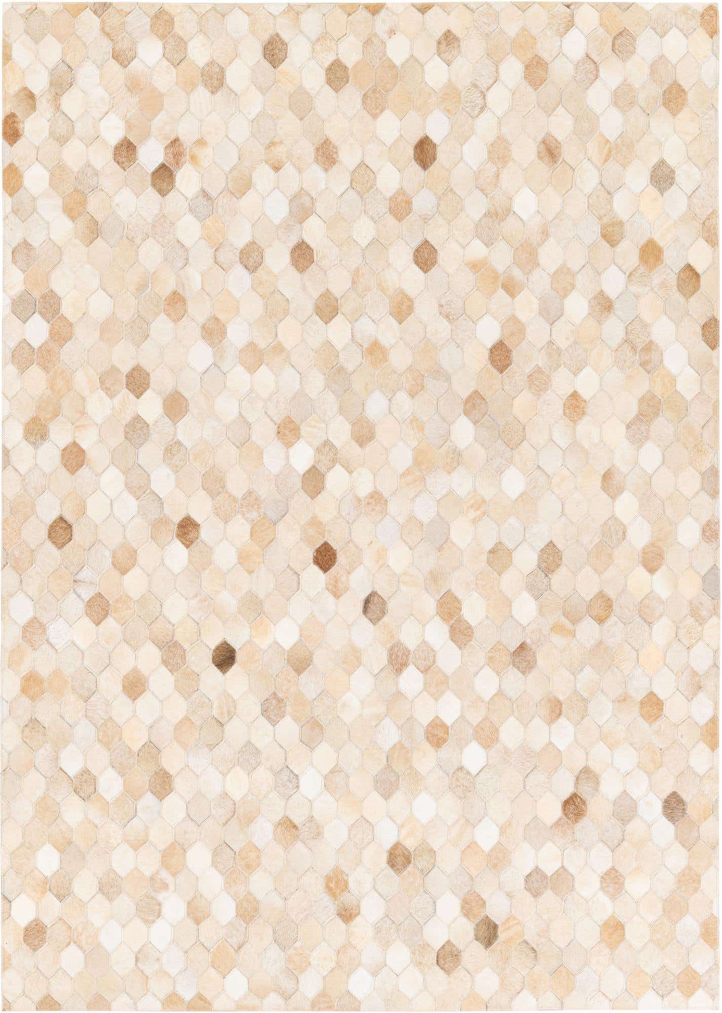 4' 8 x 6' 7 Cowhide Stocks Rug