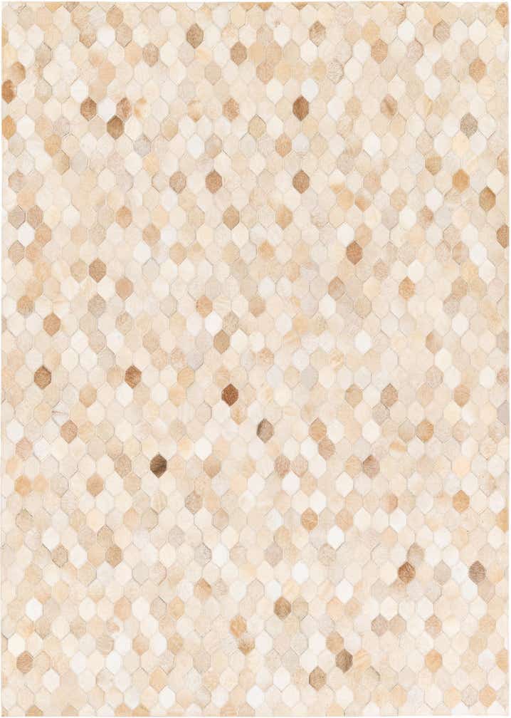 4' 8 x 6' 7 Cowhide Stocks Rug