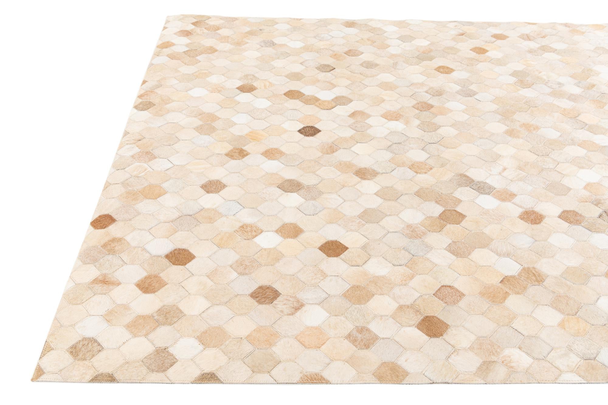 140cm x 200cm Cowhide Stocks Alfombra