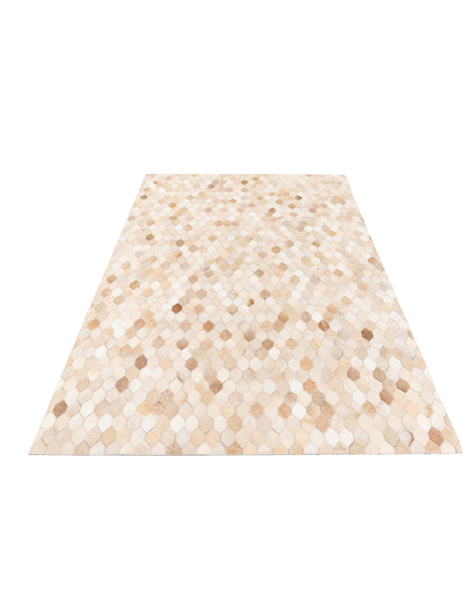 4' 8 x 6' 7 Cowhide Stocks Rug