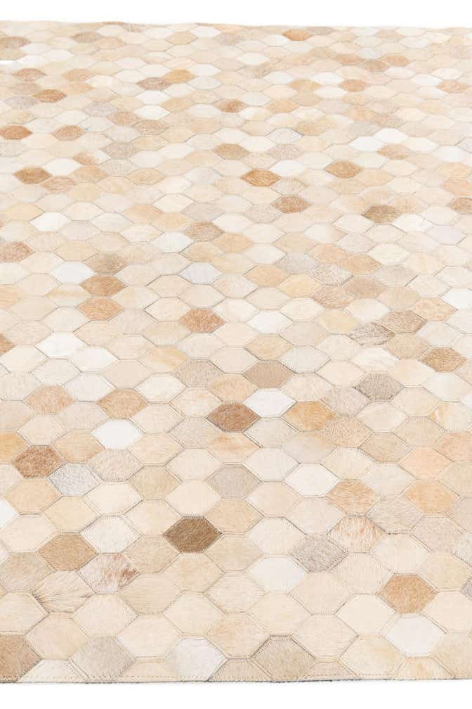 4' 8 x 6' 7 Cowhide Stocks Rug