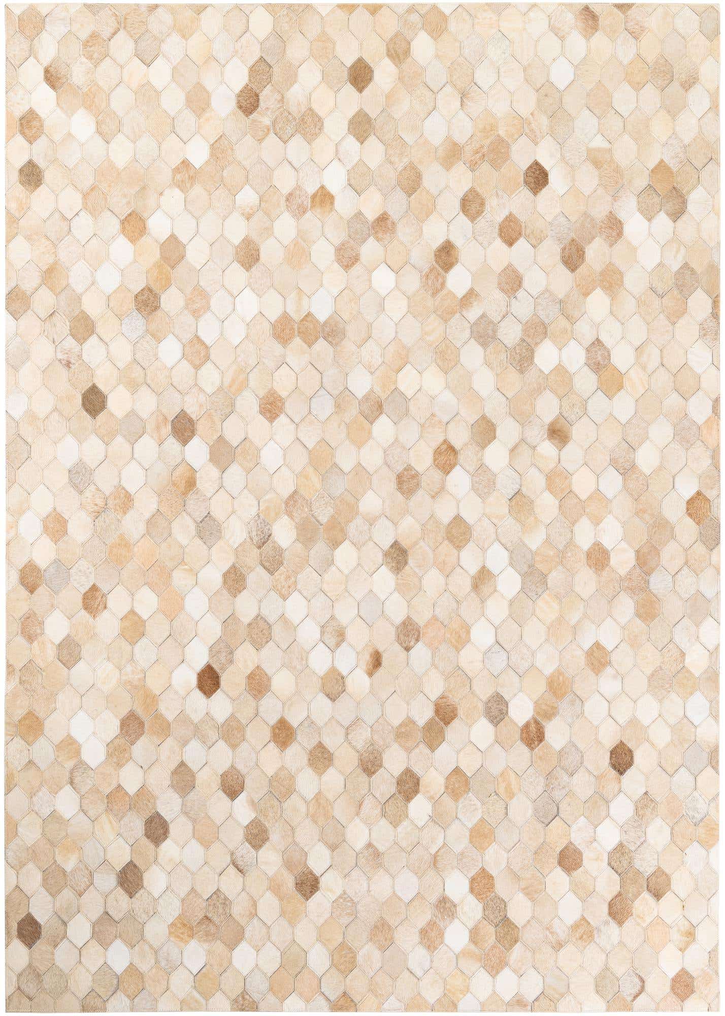 4' 8 x 6' 7 Cowhide Stocks Rug