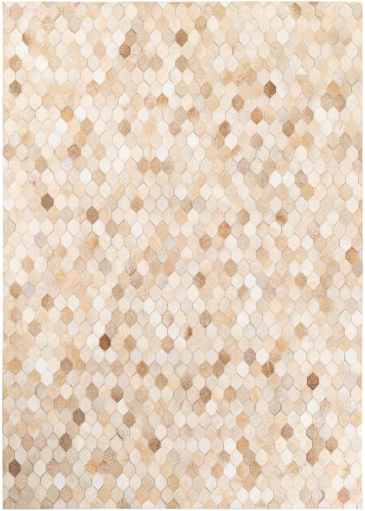 4' 8 x 6' 7 Cowhide Stocks Rug