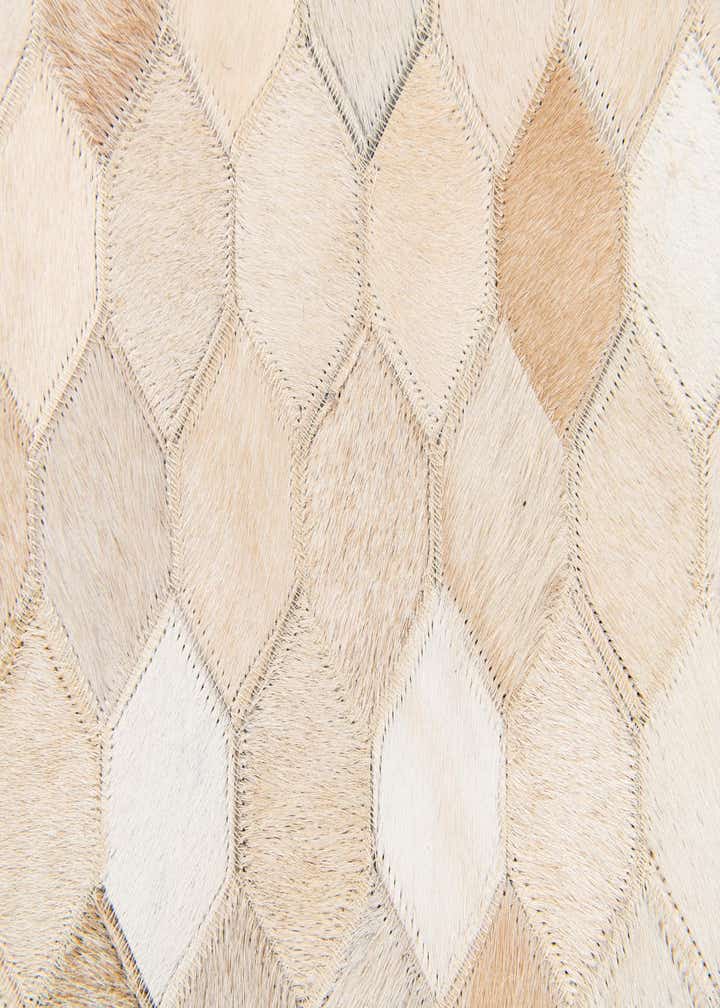 4' 6 x 6' 7 Cowhide Stocks Rug