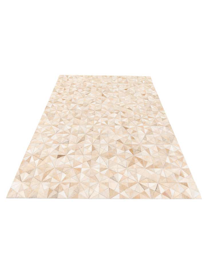 4' 8 x 6' 7 Cowhide Stocks Rug