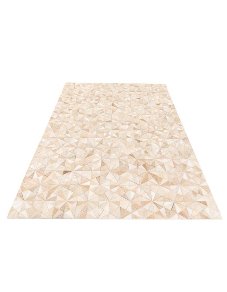 Detail image of 4' 8 x 6' 7 Cowhide Stocks Rug