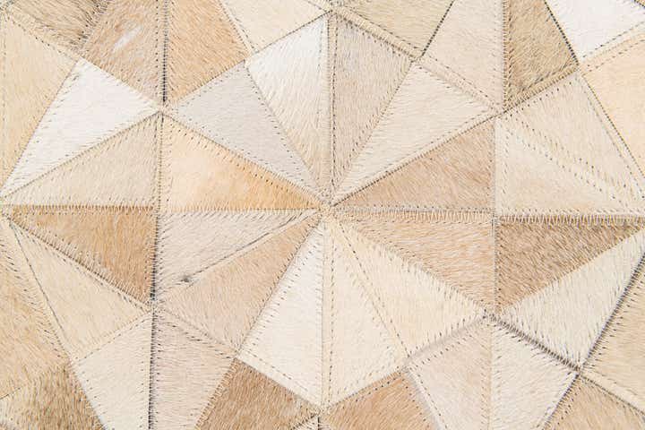 4' 8 x 6' 7 Cowhide Stocks Rug