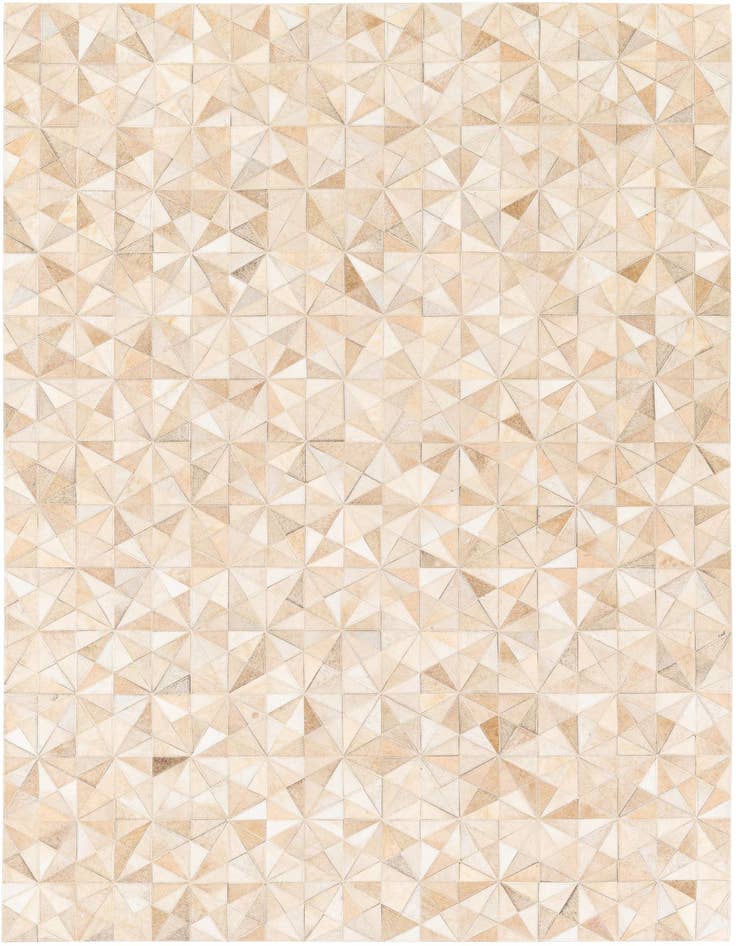 Detail image of 4' 8 x 6' 7 Cowhide Stocks Rug