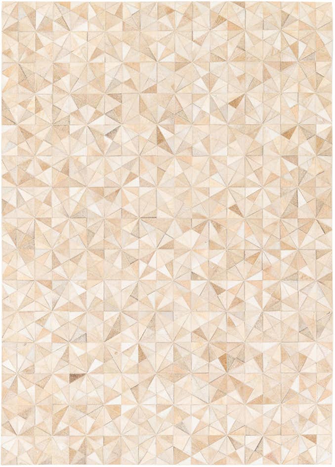 Detail image of 4' 8 x 6' 7 Cowhide Stocks Rug
