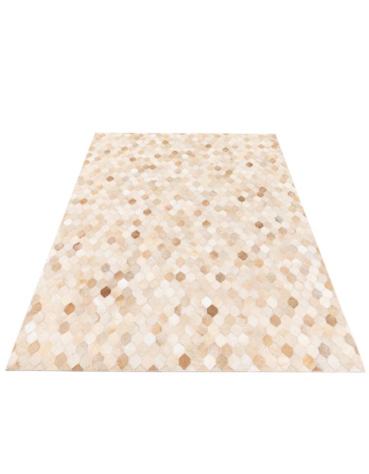 Detail image of 4' 9 x 6' 8 Cowhide Stocks Rug