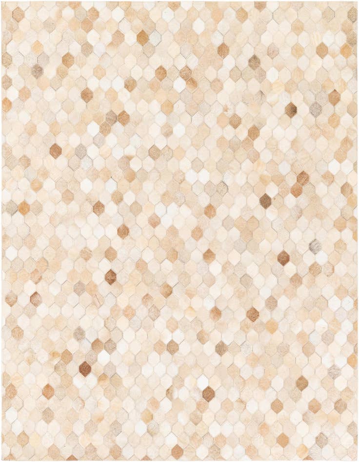 Detail image of 4' 9 x 6' 8 Cowhide Stocks Rug