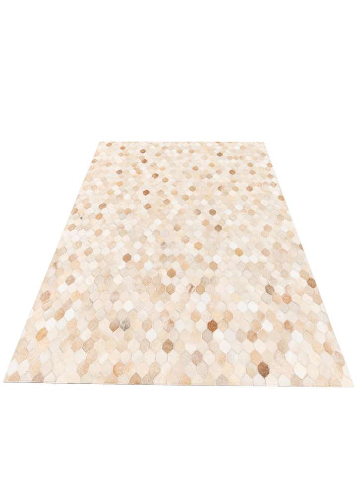 4' 8 x 6' 7 Cowhide Stocks Rug