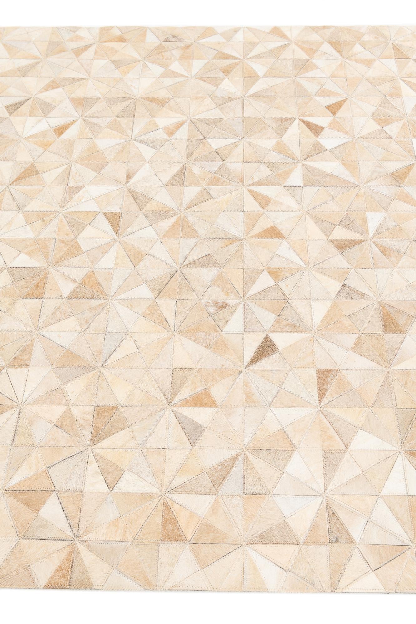 4' 9 x 6' 6 Cowhide Stocks Rug