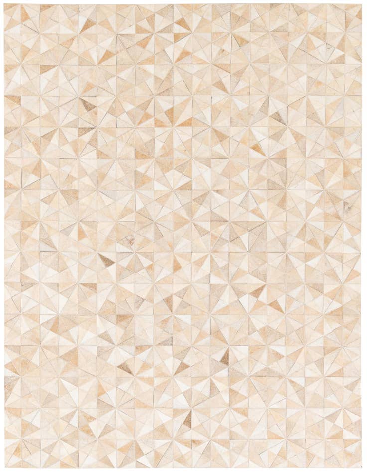 Detail image of 4' 9 x 6' 6 Cowhide Stocks Rug
