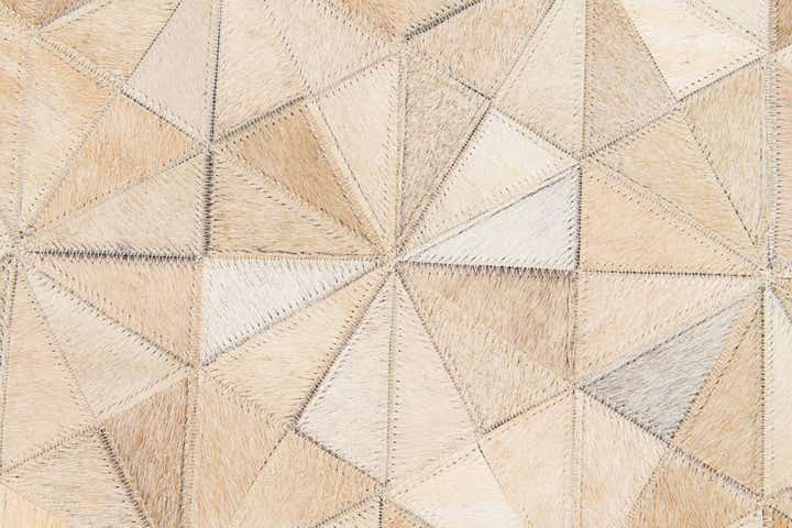 4' 9 x 6' 8 Cowhide Stocks Rug