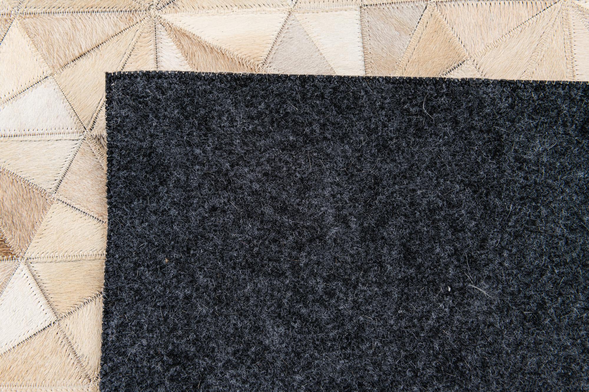 4' 9 x 6' 8 Cowhide Stocks Rug