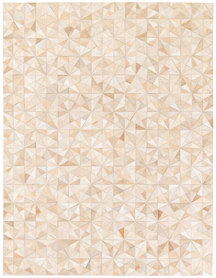 Detail image of 4' 9 x 6' 8 Cowhide Stocks Rug