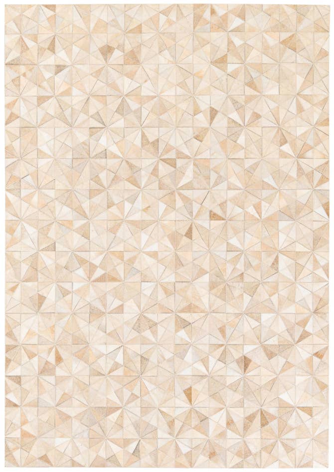 Detail image of 4' 9 x 6' 8 Cowhide Stocks Rug