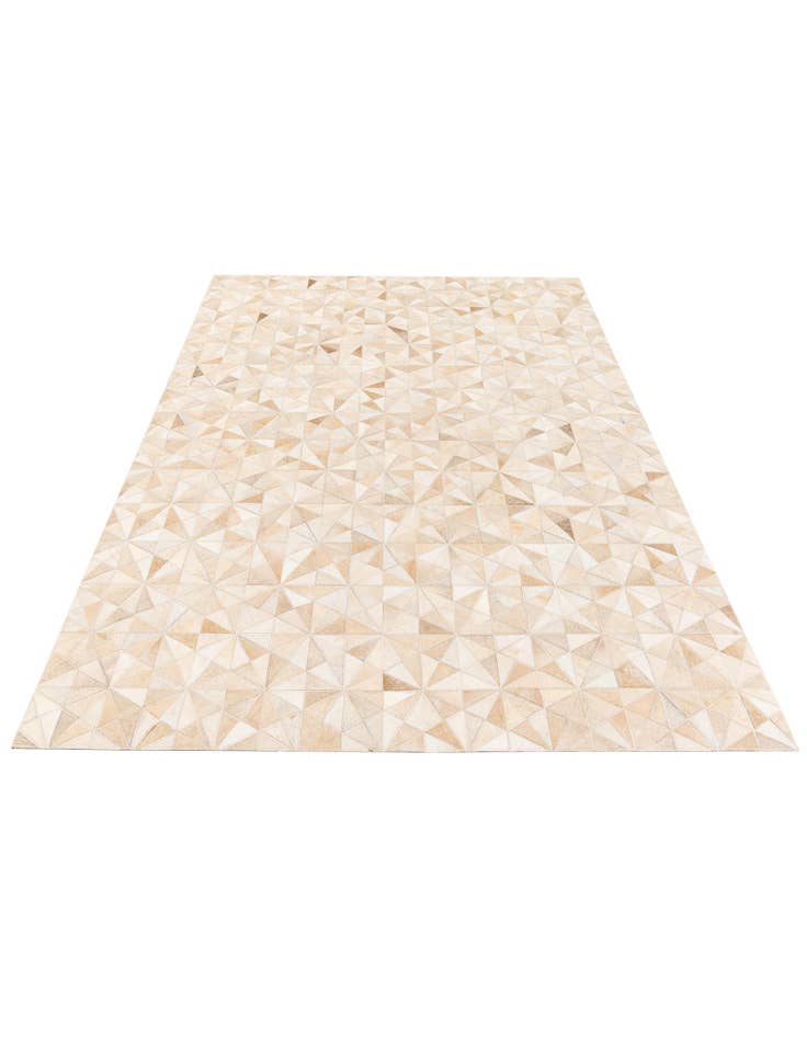 Detail image of 4' 8 x 6' 5 Cowhide Stocks Rug