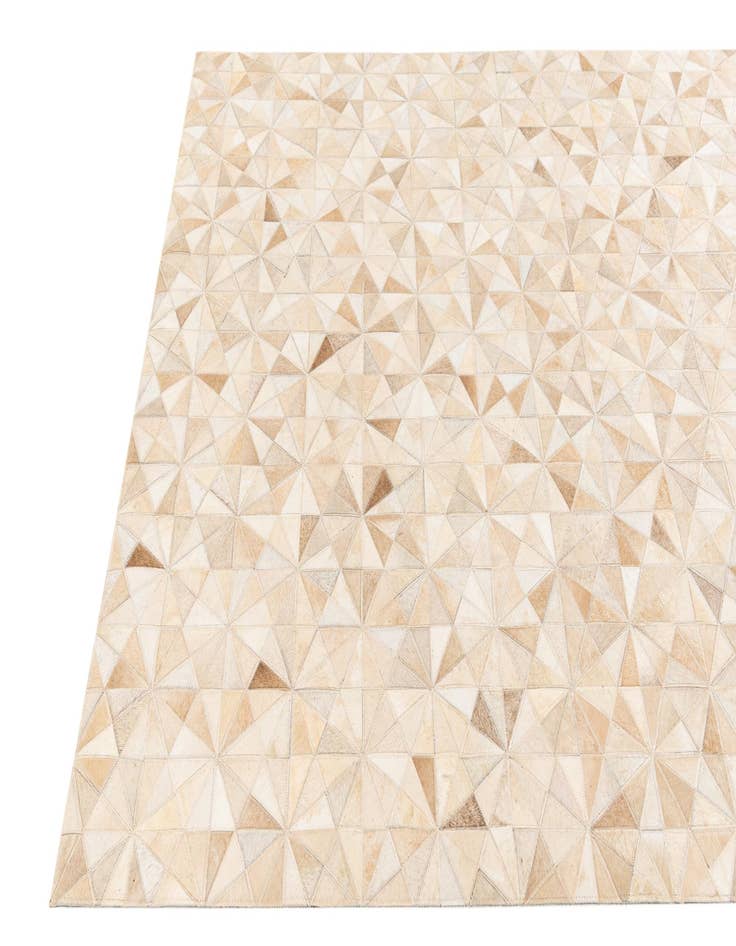 Detail image of 4' 8 x 6' 5 Cowhide Stocks Rug