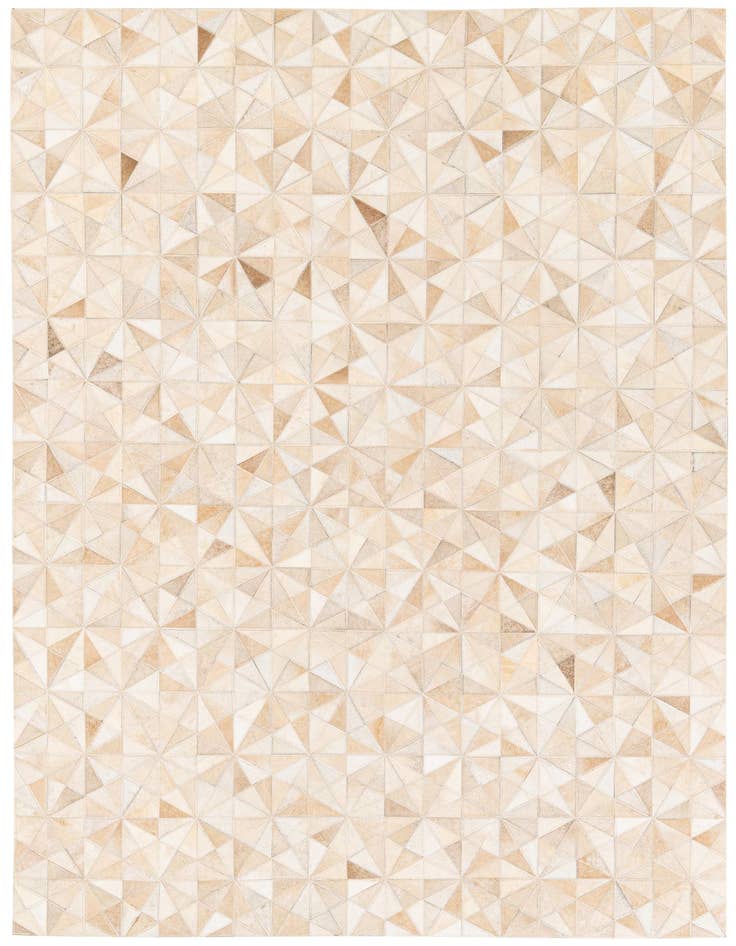 Detail image of 4' 8 x 6' 5 Cowhide Stocks Rug