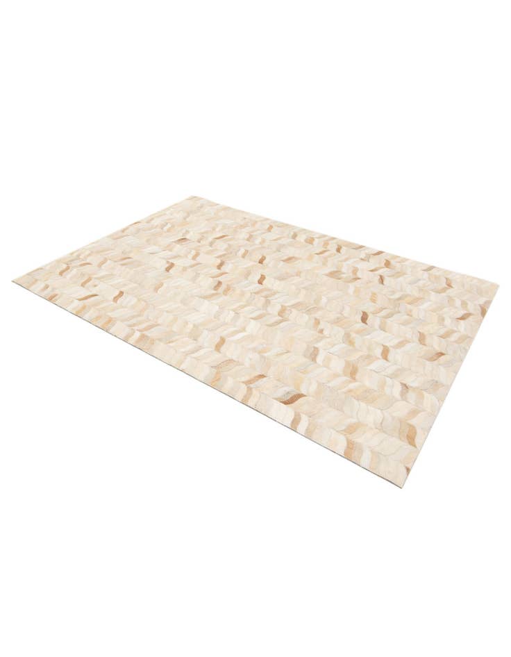 Detail image of 3' 11 x 5' 10 Cowhide Stocks Rug