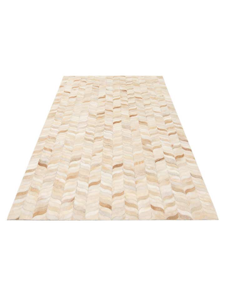 3' 11 x 5' 10 Cowhide Stocks Rug