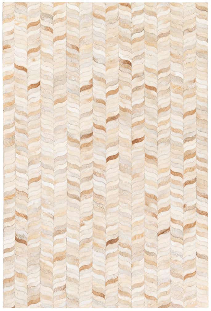 3' 11 x 5' 10 Cowhide Stocks Rug