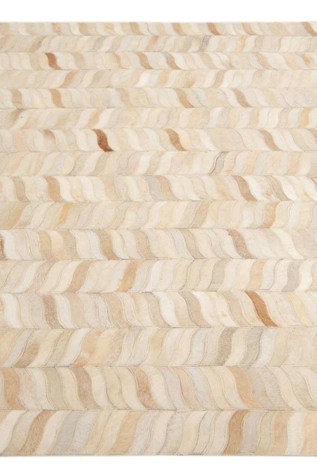 Detail image of 4' x 5' 11 Cowhide Stocks Rug