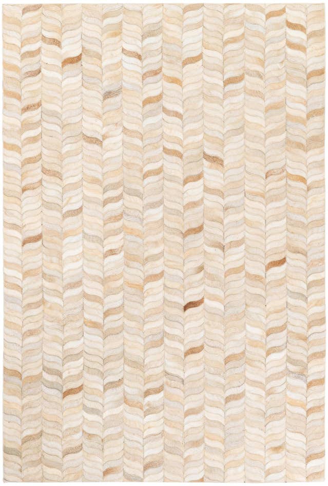 Detail image of 4' x 5' 11 Cowhide Stocks Rug