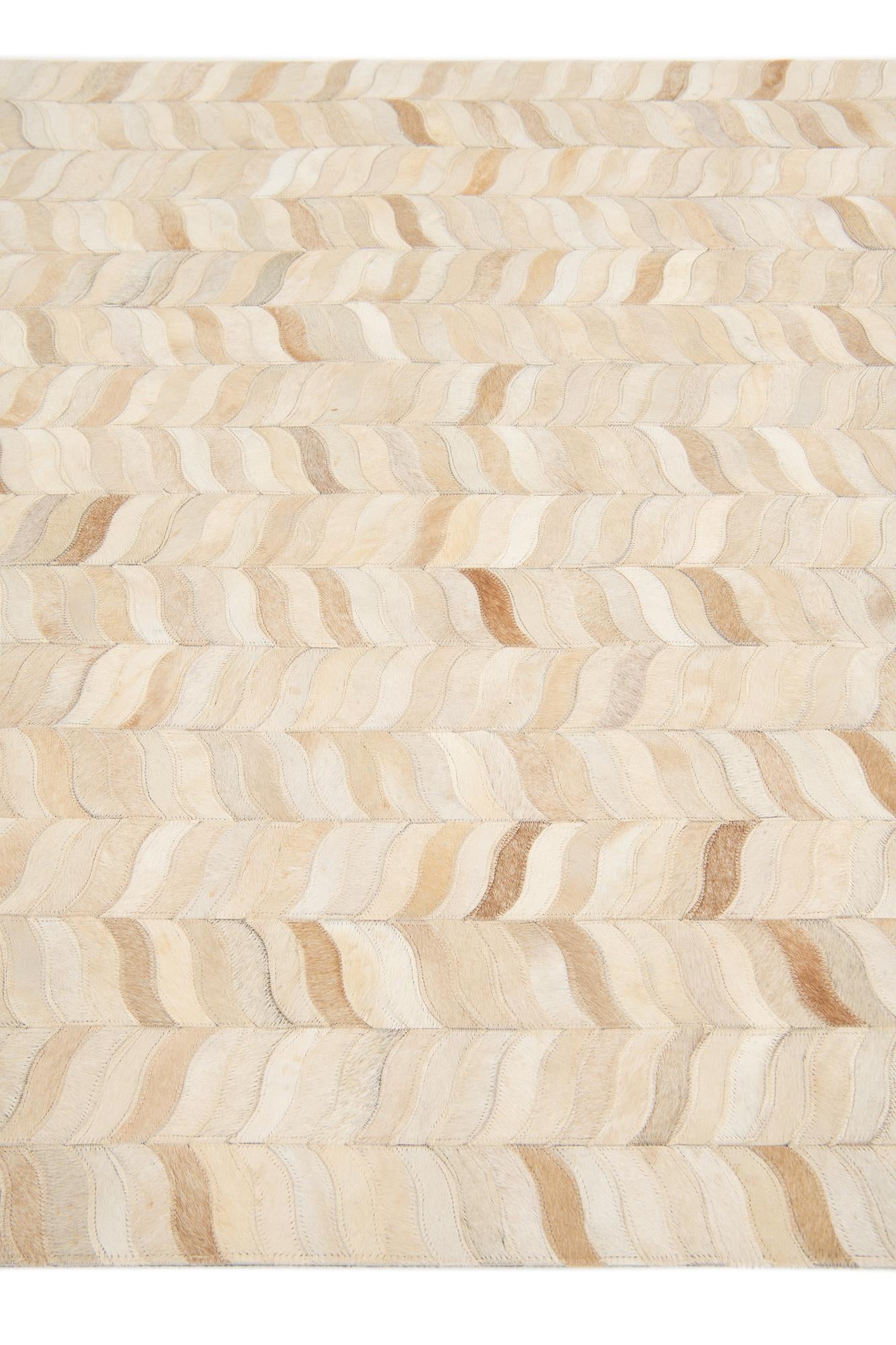 3' 11 x 6' Cowhide Stocks Rug