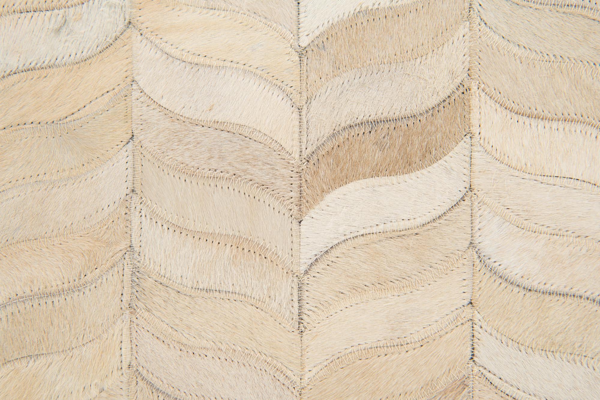 3' 11 x 6' Cowhide Stocks Rug