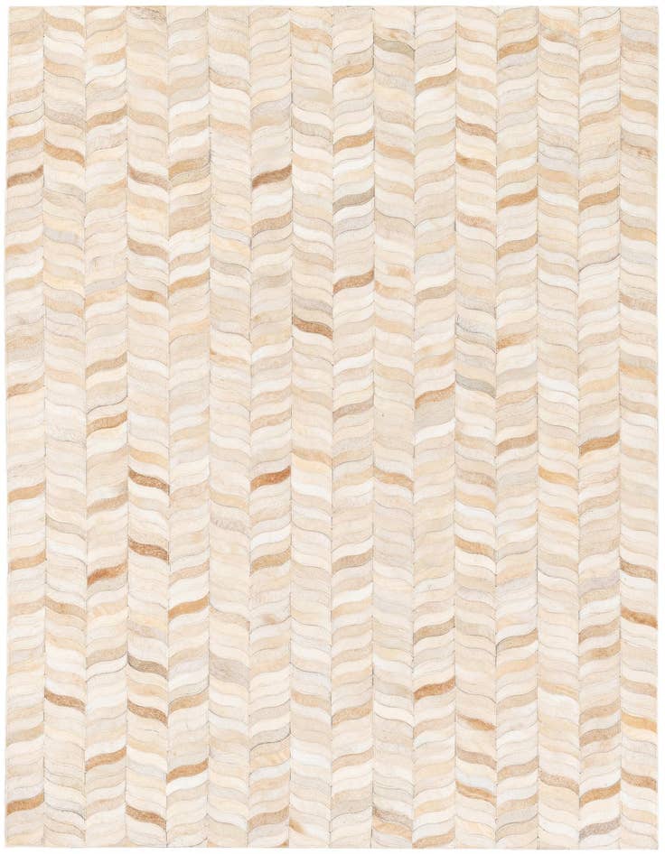 Detail image of 3' 11 x 6' Cowhide Stocks Rug