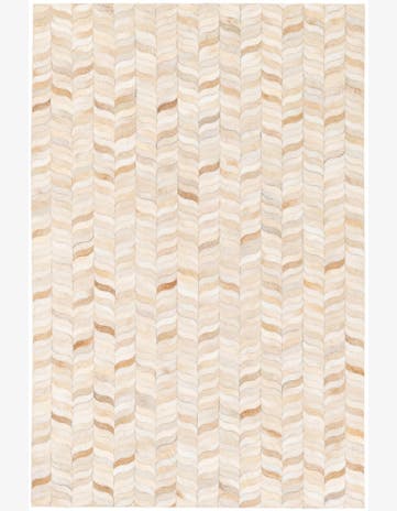 3' 11 x 6' Cowhide Stocks Rug