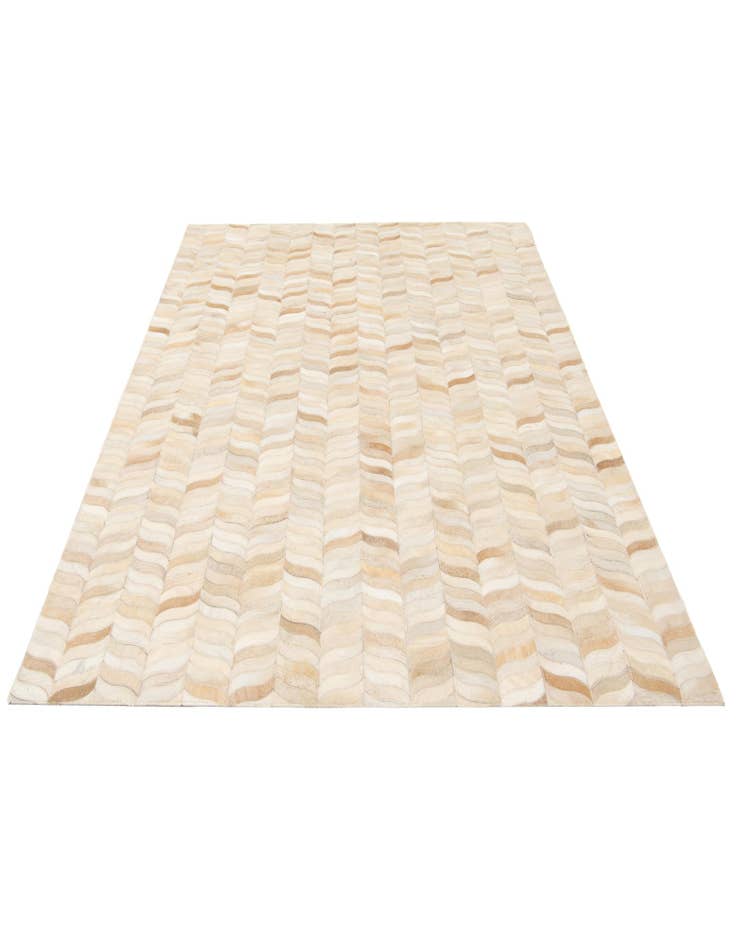 Detail image of 3' 11 x 5' 10 Cowhide Stocks Rug