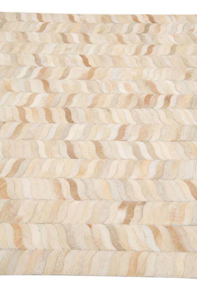 Detail image of 3' 11 x 5' 10 Cowhide Stocks Rug
