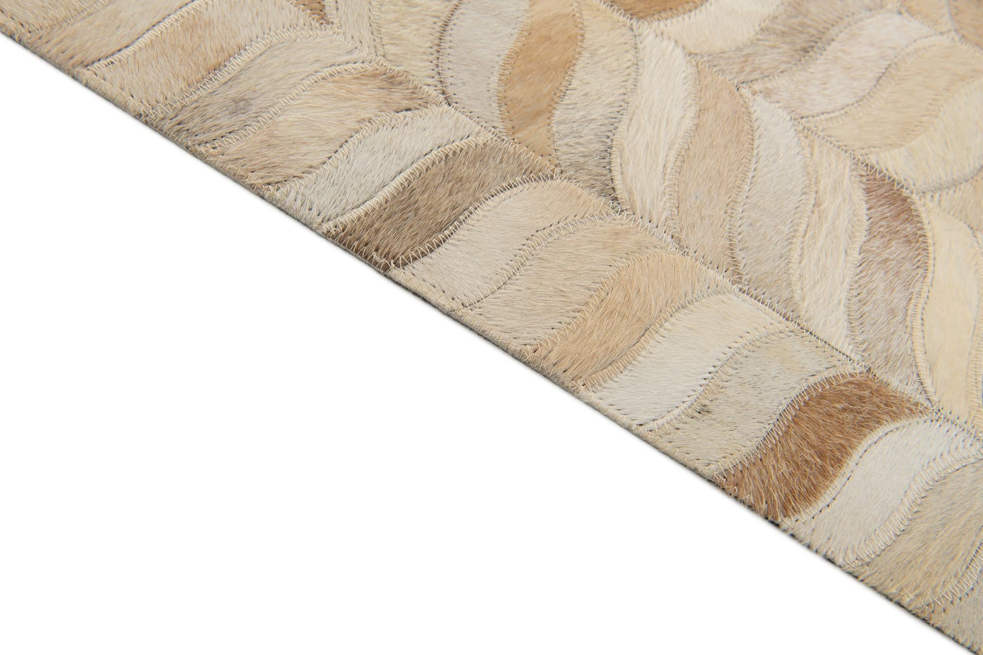 3' 11 x 5' 10 Cowhide Stocks Rug