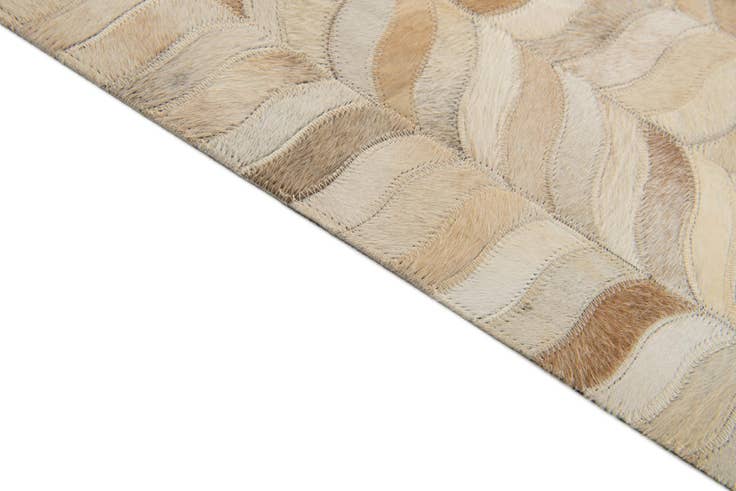 Detail image of 3' 11 x 5' 10 Cowhide Stocks Rug