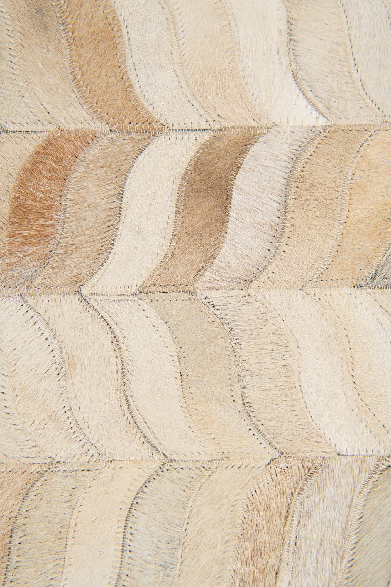 3' 11 x 5' 10 Cowhide Stocks Rug