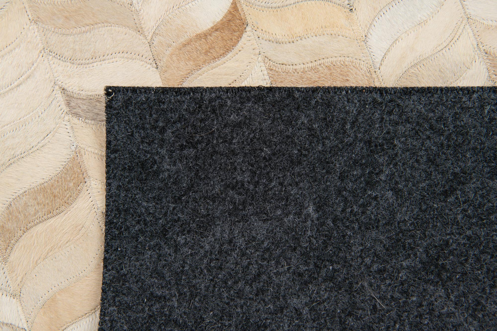 3' 11 x 5' 10 Cowhide Stocks Rug