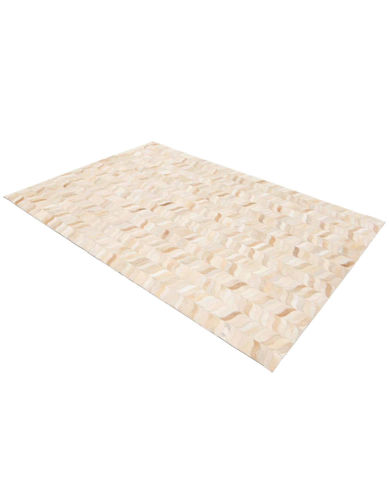 3' 11 x 5' 10 Cowhide Stocks Rug