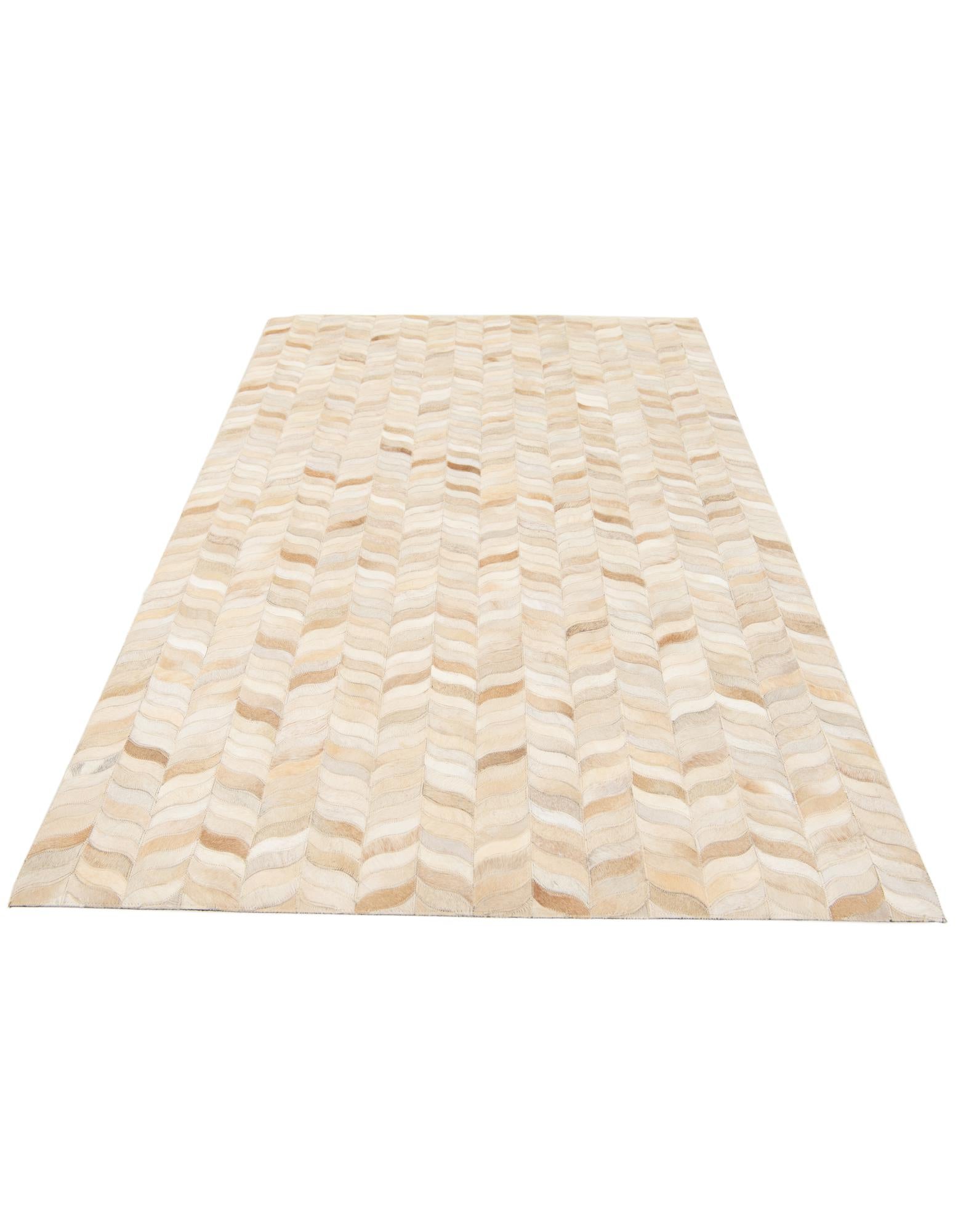 3' 11 x 5' 10 Cowhide Stocks Rug