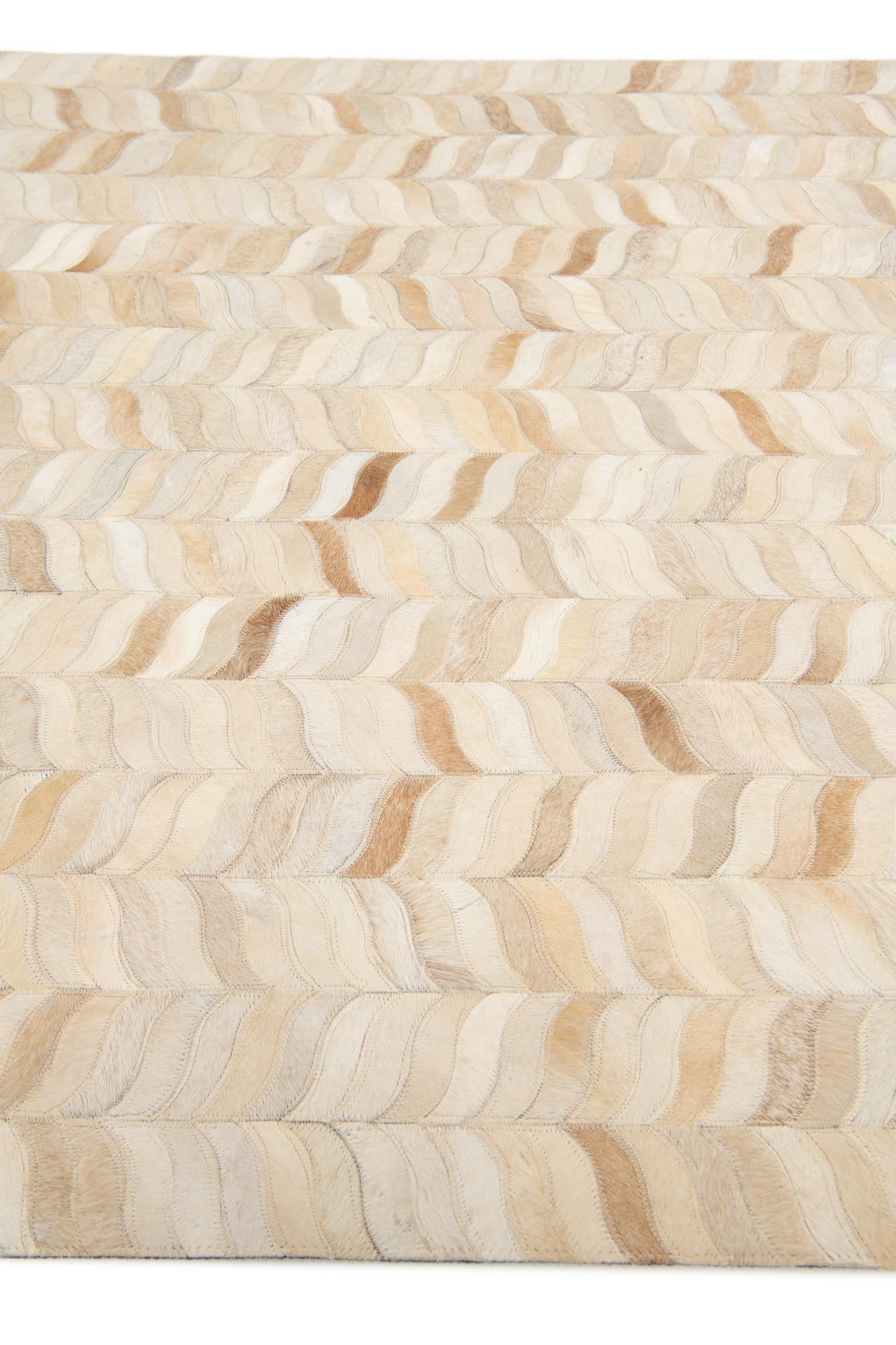 3' 11 x 5' 10 Cowhide Stocks Rug