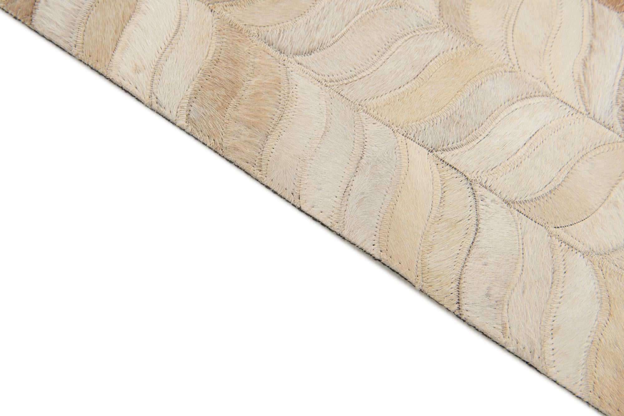 3' 11 x 5' 10 Cowhide Stocks Rug