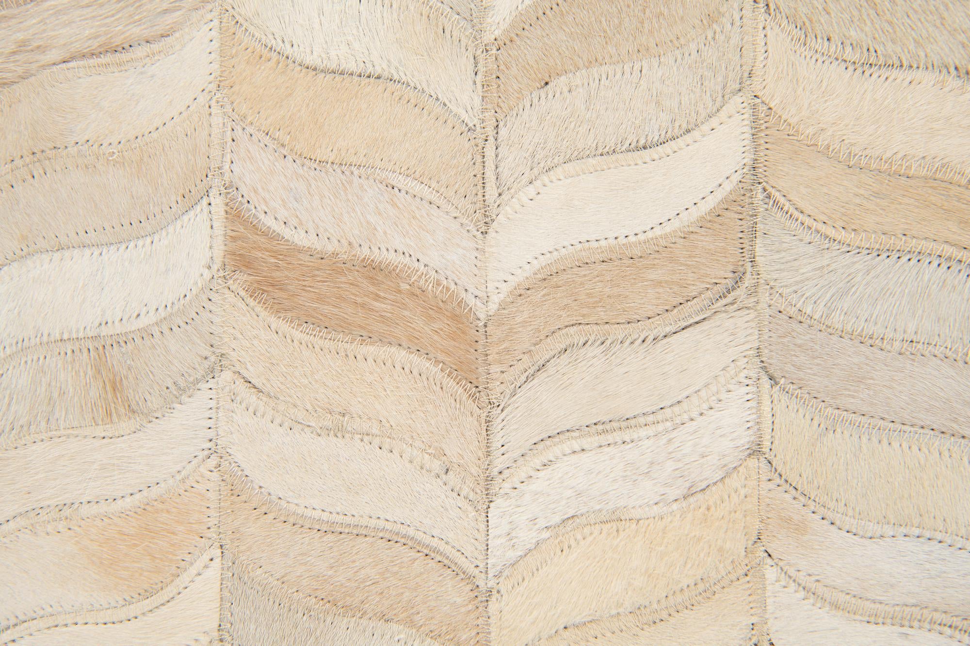 3' 11 x 5' 10 Cowhide Stocks Rug