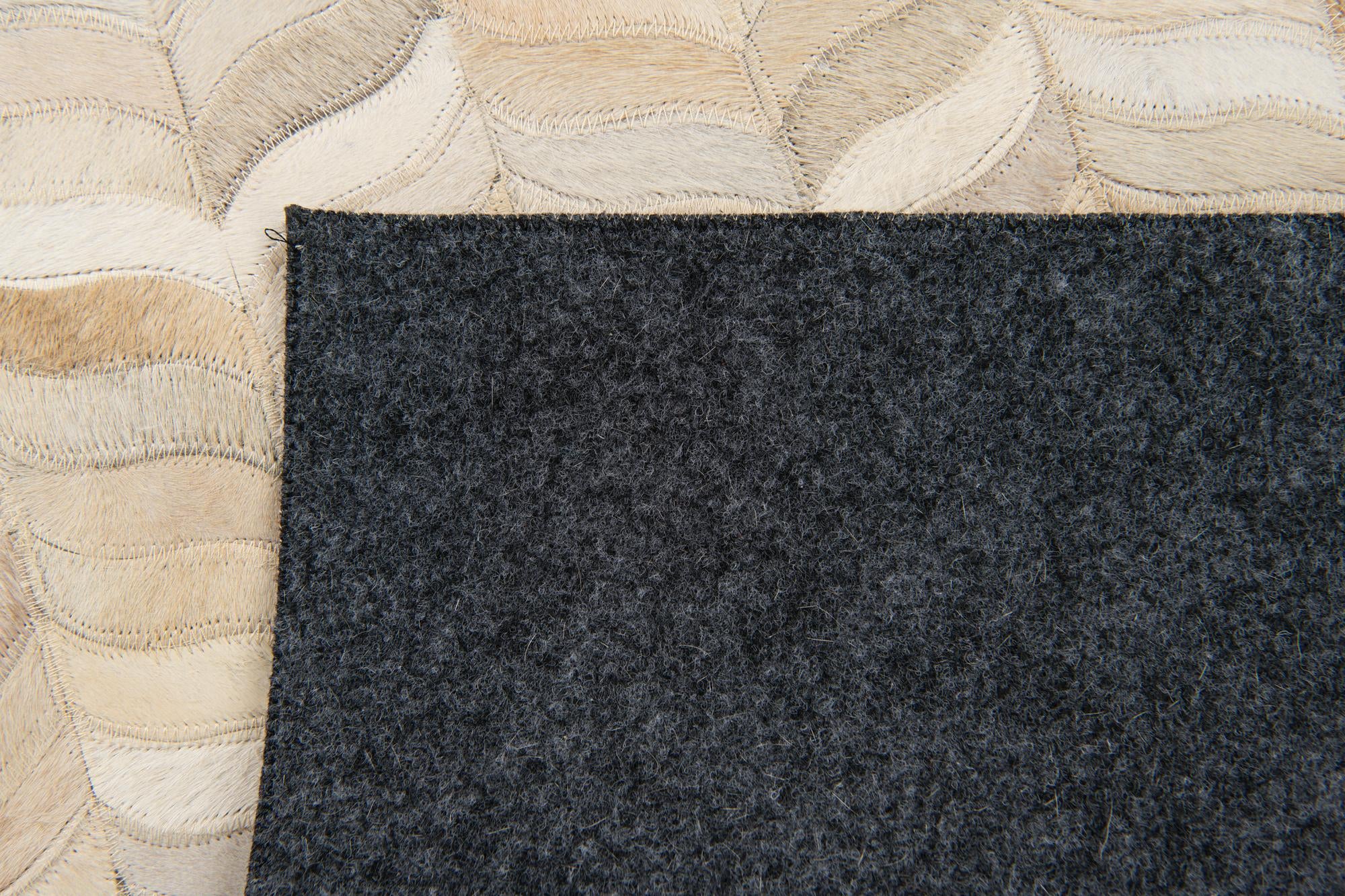 3' 11 x 5' 10 Cowhide Stocks Rug